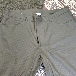 Gray Stripe Calvin Klein Parker Chinos